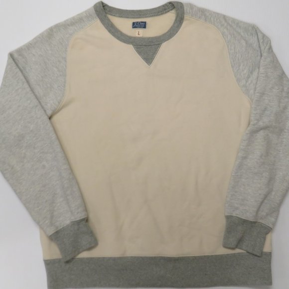 J. Crew Other - J Crew Mens Vintage Fleece Sweatshirt Pullover LG